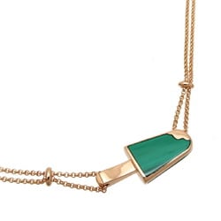 Bvlgari Malachite Gelati Women's Necklace 356186 750 Pink Gold