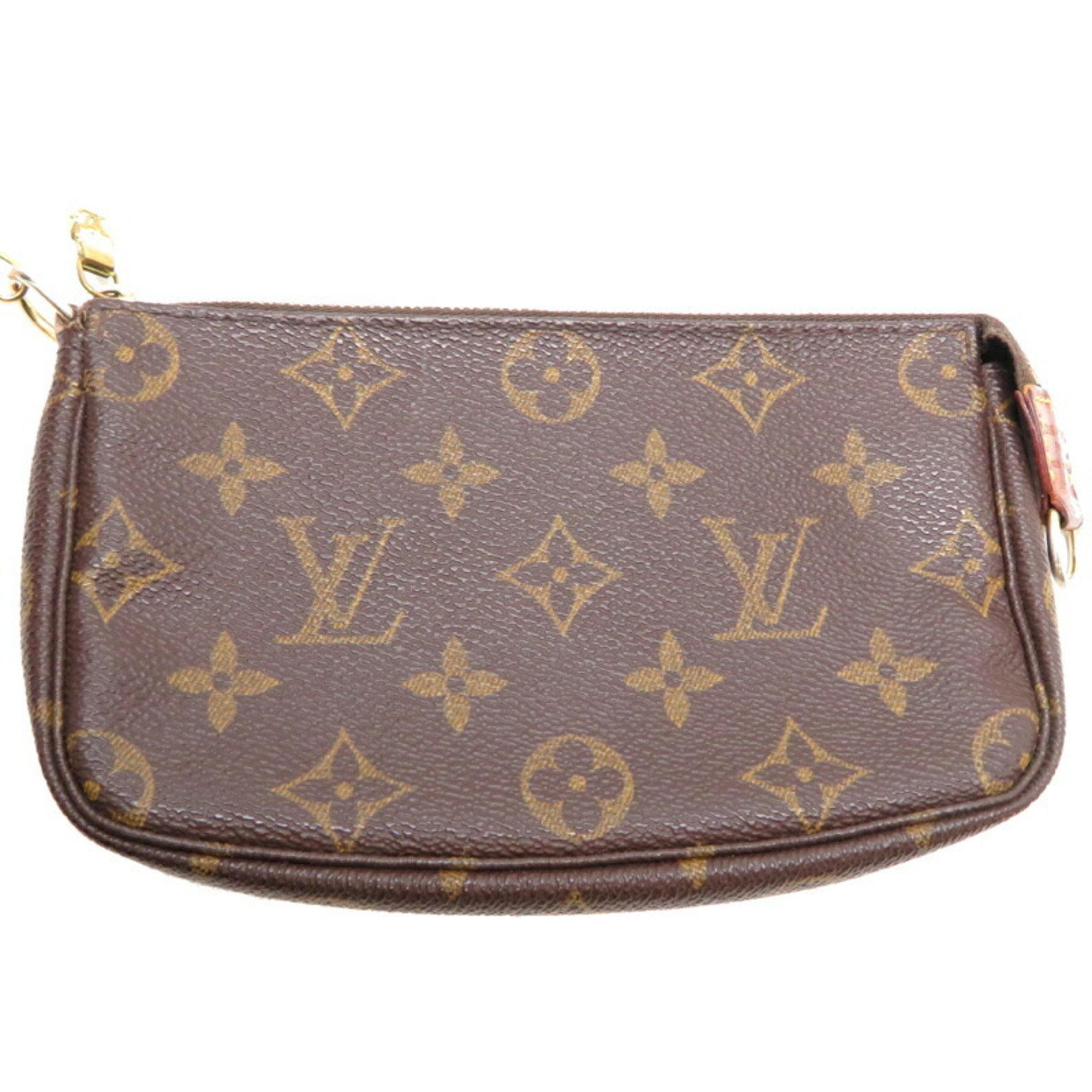 Louis Vuitton Petit Bucket PM Women's Shoulder Bag M42238 Monogram Brown