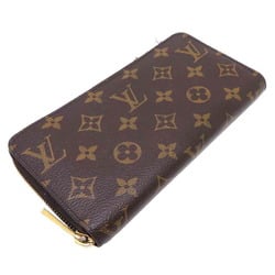 Louis Vuitton Zippy Wallet, torn, pet odor, ladies and men's long wallet M42616 Monogram Brown