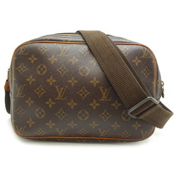 Louis Vuitton Reporter PM Women's and Men's Shoulder Bag M45254 Monogram Brown