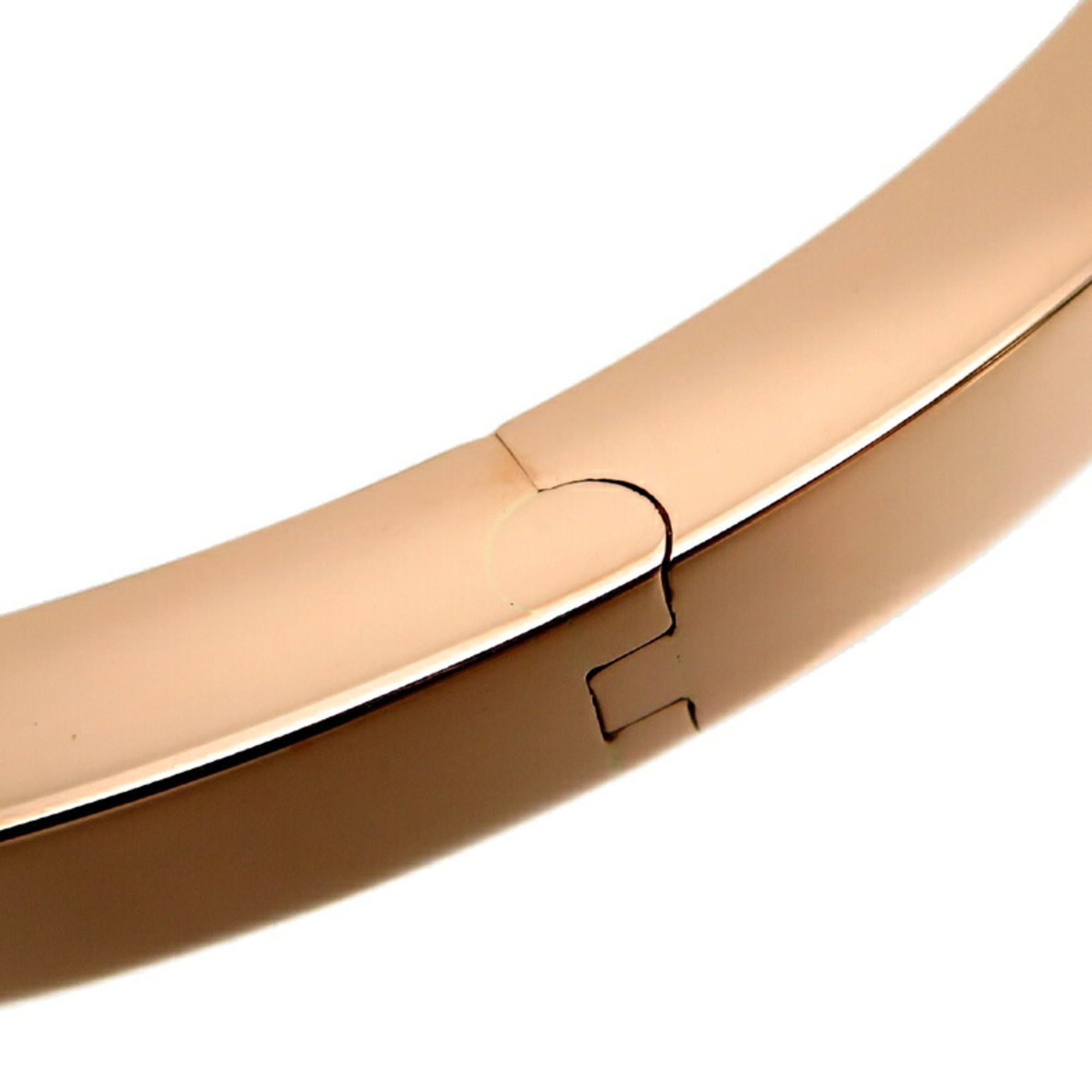 Tiffany #L T Square Ladies Bracelet 750 Pink Gold