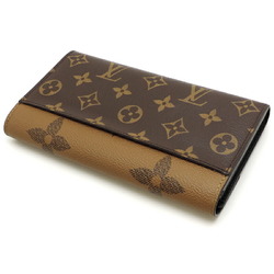 Louis Vuitton Portefeuille Sarah Women's and Men's Long Wallet M80726 Monogram Giant Reverse Brown