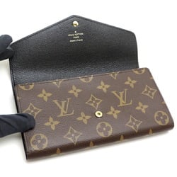 Louis Vuitton Portefeuille Sarah Women's and Men's Long Wallet M80726 Monogram Giant Reverse Brown