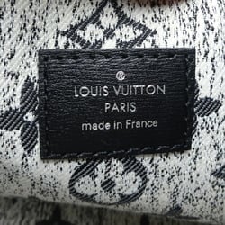 Louis Vuitton On the Go MM Women's Tote Bag M46448 Monogram Jacquard Denim Grey