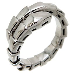 Bvlgari #S Serpenti Ladies Ring 358648 750 White Gold Size 9.5