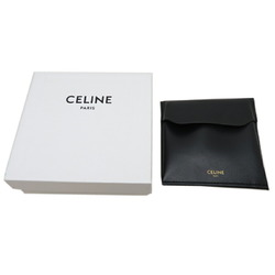 Celine #52 Triomphe Asymmetric Women's Ring, Metal, Size 12