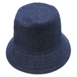 Hermes Helen Silky Bucket Hat #56 Women's and Men's H232029N Cotton Navy