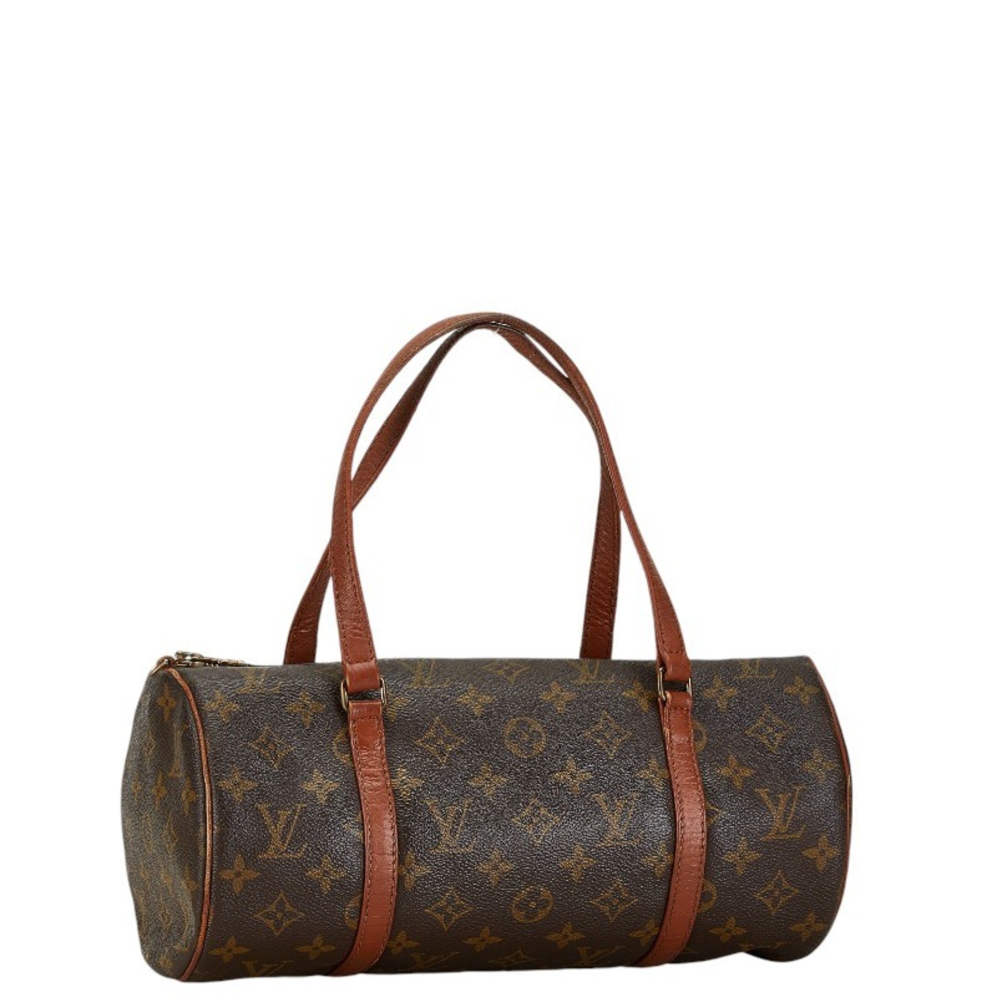 Louis Vuitton Monogram Papillon 30 Shoulder Bag M51365 Brown PVC Leather Women's LOUIS VUITTON