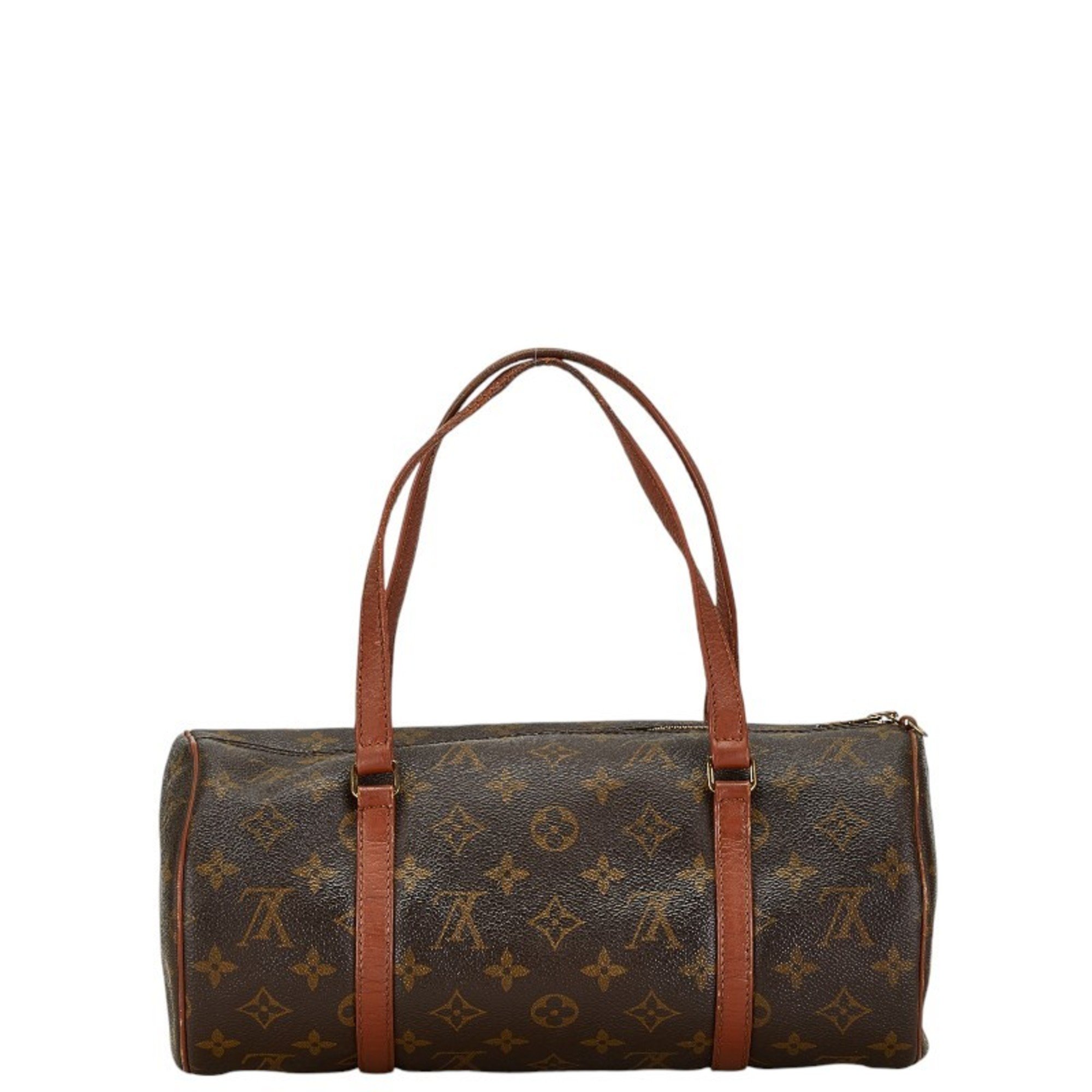 Louis Vuitton Monogram Papillon 30 Shoulder Bag M51365 Brown PVC Leather Women's LOUIS VUITTON