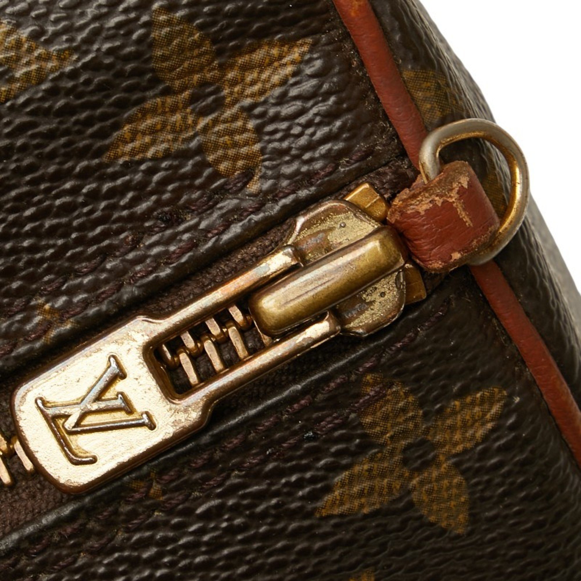 Louis Vuitton Monogram Papillon 30 Shoulder Bag M51365 Brown PVC Leather Women's LOUIS VUITTON