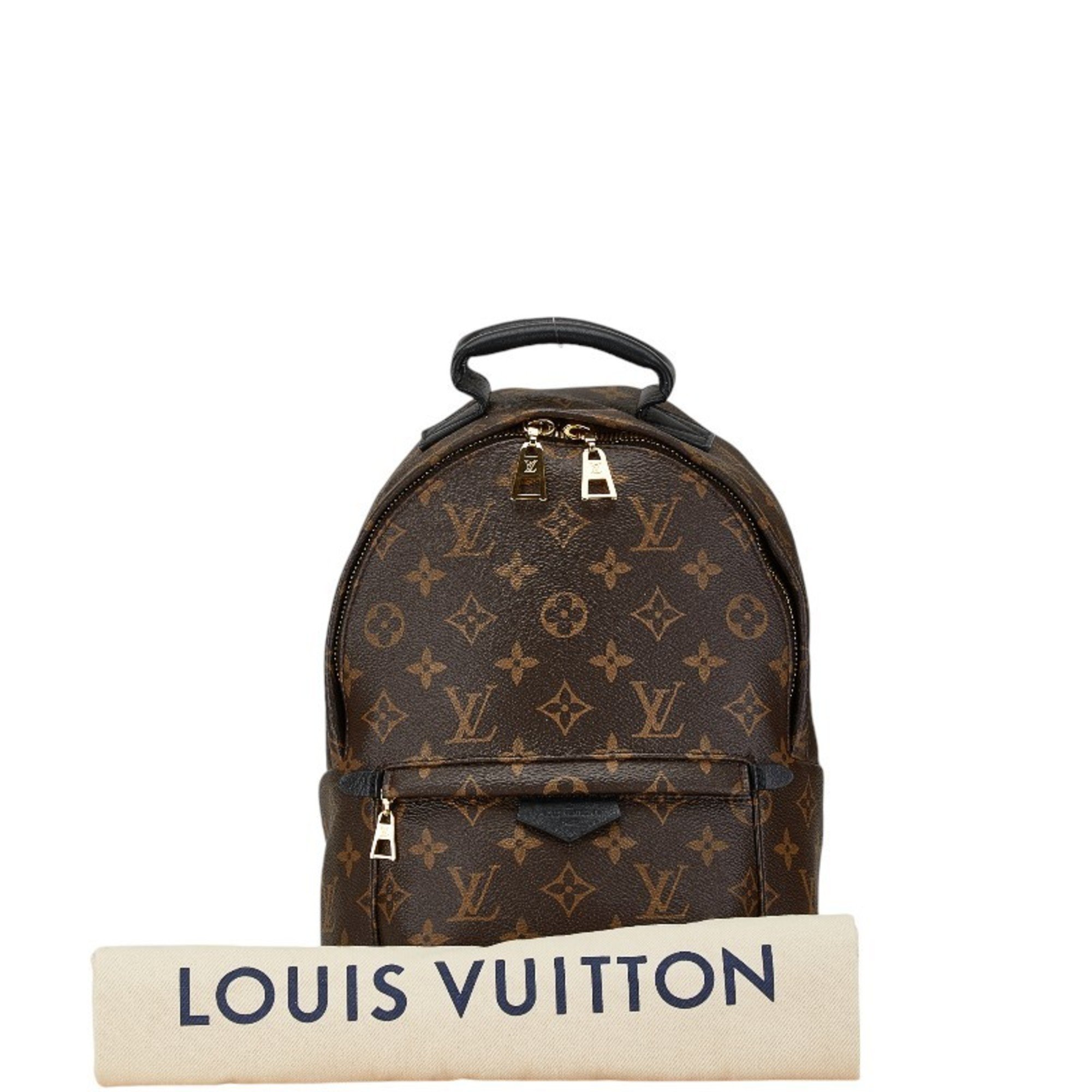 Louis Vuitton Monogram Palm Springs PM Backpack M41560 Brown PVC Leather Women's LOUIS VUITTON