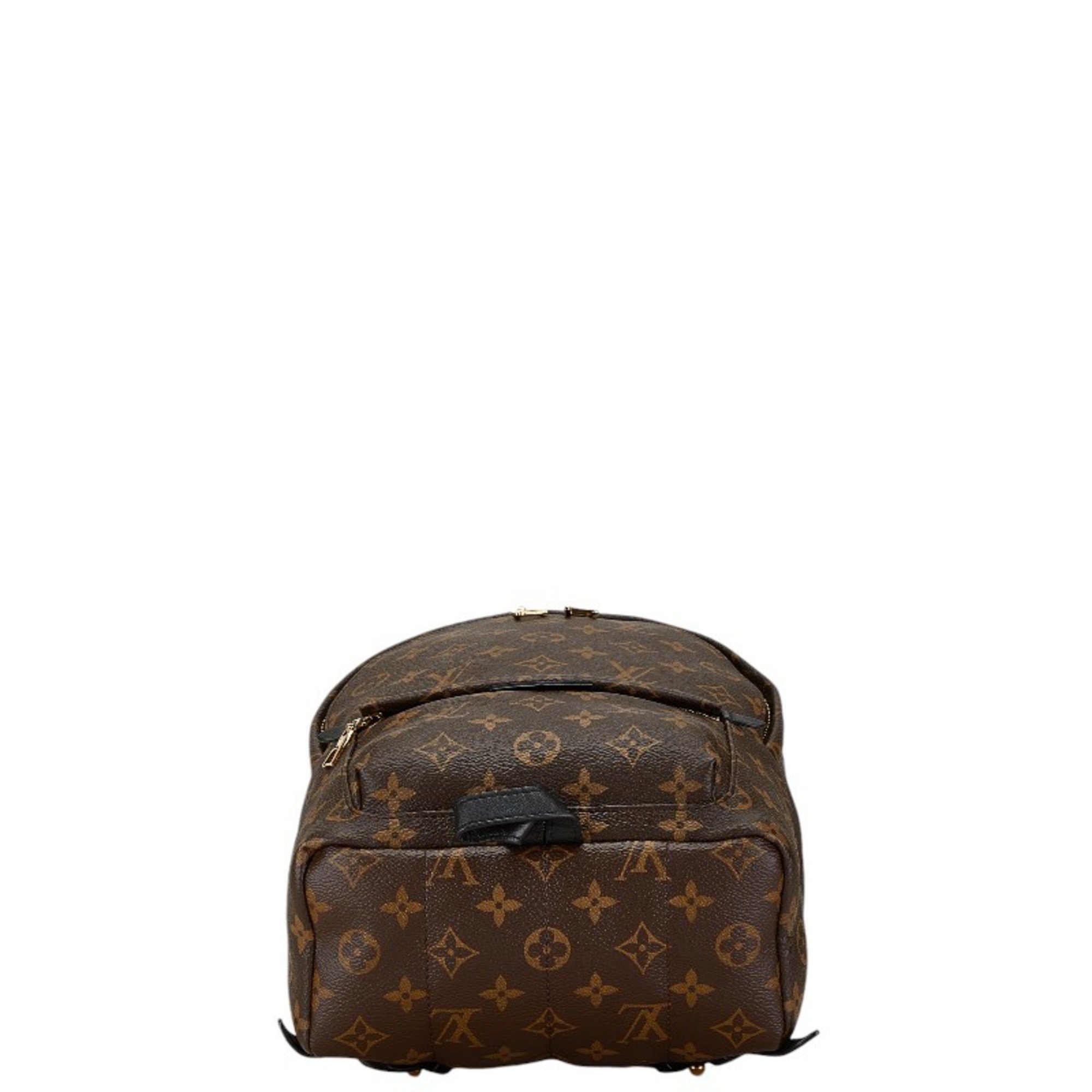 Louis Vuitton Monogram Palm Springs PM Backpack M41560 Brown PVC Leather Women's LOUIS VUITTON