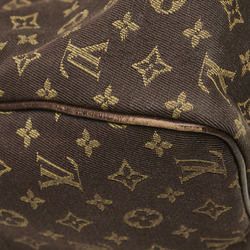 Louis Vuitton Monogram Run Speedy 30 Handbag Boston Bag M95224 Ebene Brown Canvas Leather Women's LOUIS VUITTON