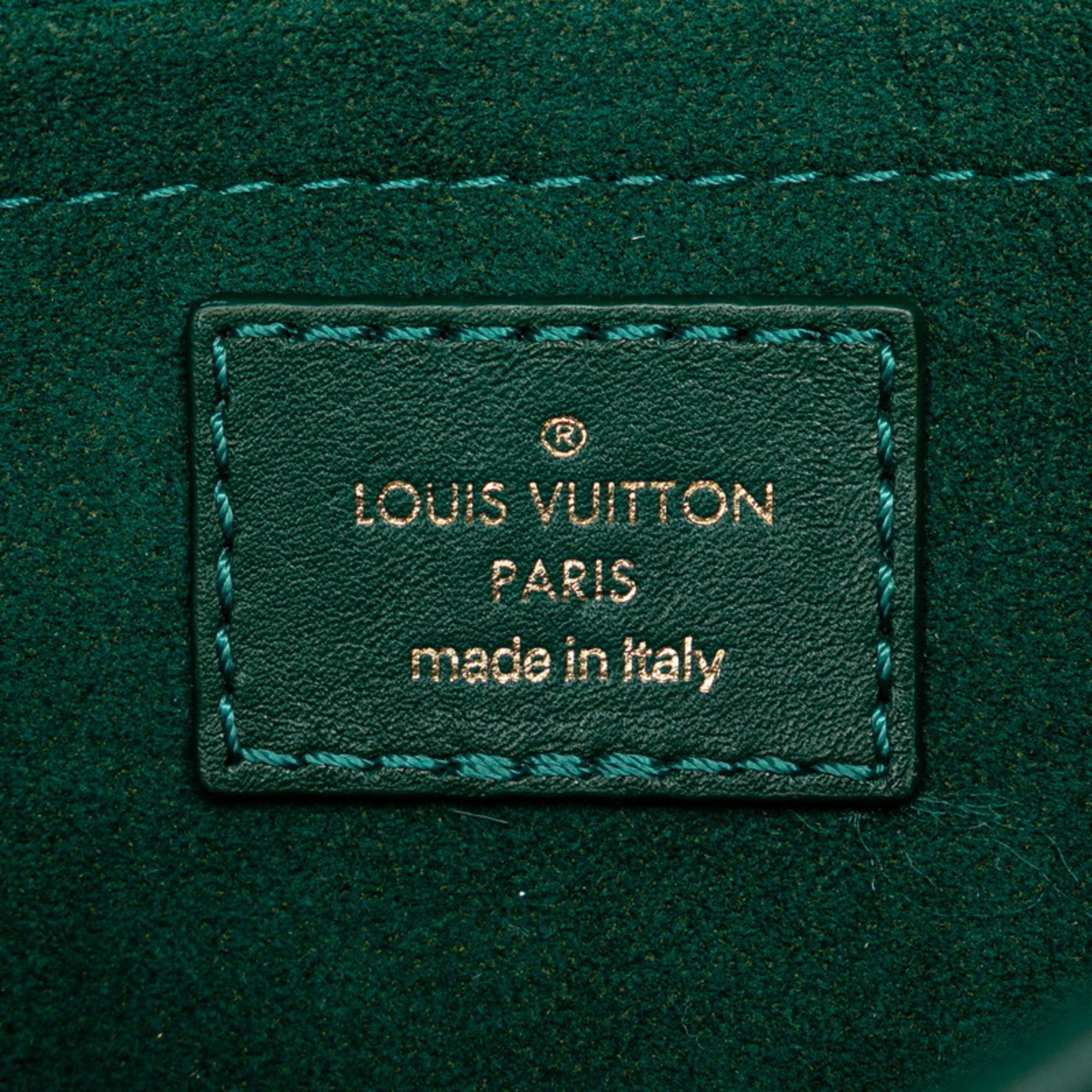 Louis Vuitton New Wave PM Handbag Shoulder Bag M55021 Emroad Green Leather Women's LOUIS VUITTON