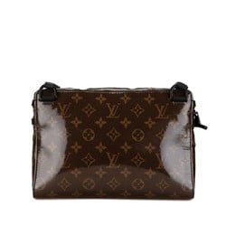 Louis Vuitton Monogram Grace PM Shoulder Bag M43895 Brown Black Vinyl Leather Women's LOUIS VUITTON