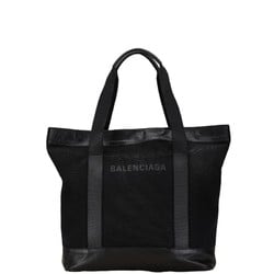 Balenciaga Handbag Tote Bag Black Canvas Leather Women's BALENCIAGA