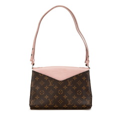 Louis Vuitton Monogram Epi Saint Michel Shoulder Bag M44033 Rose Ballerine Pink PVC Leather Women's LOUIS VUITTON