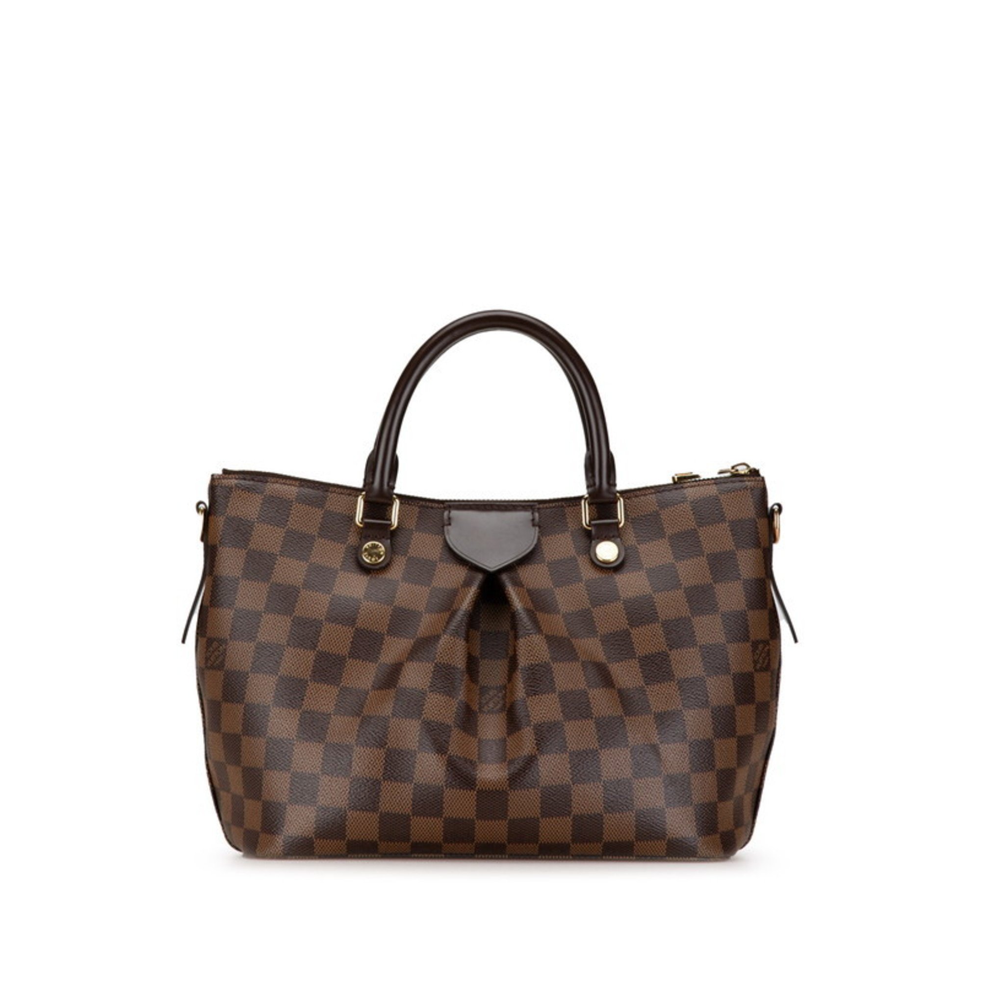 Louis Vuitton Damier Sienna PM Handbag Shoulder Bag N41545 Brown PVC Leather Women's LOUIS VUITTON