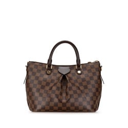 Louis Vuitton Damier Sienna PM Handbag Shoulder Bag N41545 Brown PVC Leather Women's LOUIS VUITTON