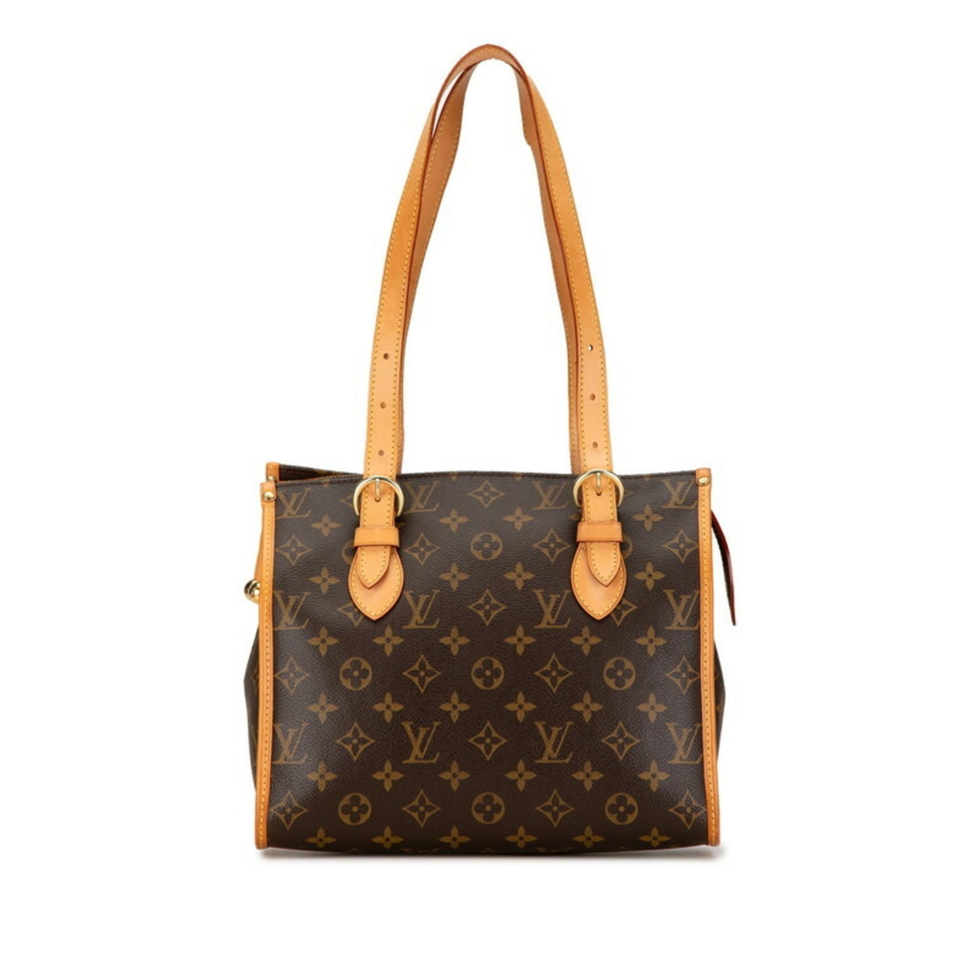 Louis Vuitton Monogram Popincourt Au Shoulder Bag Tote M40007 Brown PVC Leather Women's LOUIS VUITTON