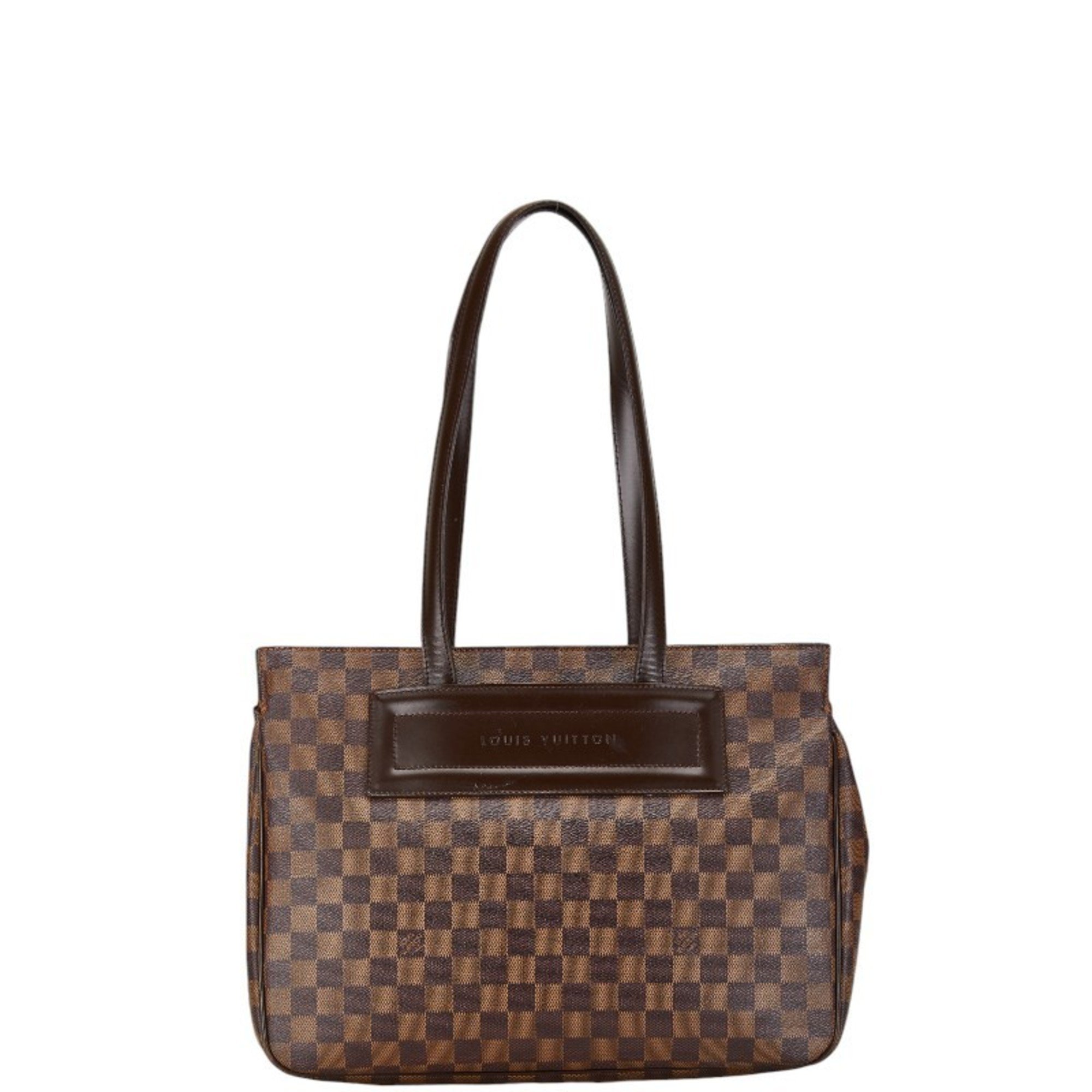 Louis Vuitton Damier Parioli PM Tote Bag Shoulder N51123 Brown PVC Leather Women's LOUIS VUITTON