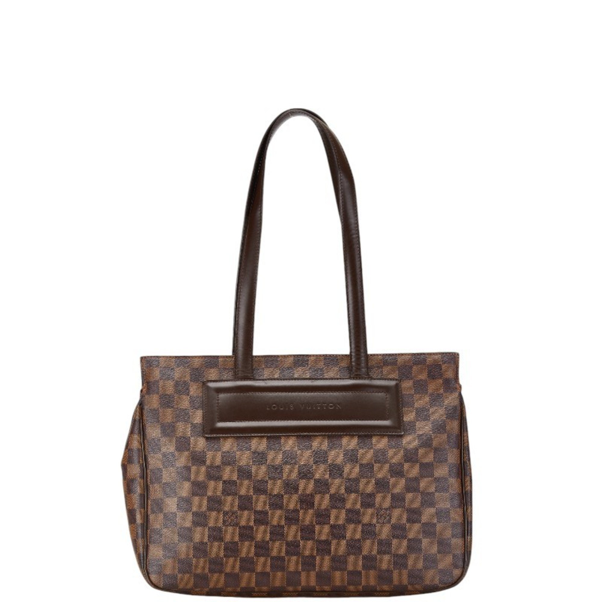 Louis Vuitton Damier Parioli PM Tote Bag Shoulder N51123 Brown PVC Leather Women's LOUIS VUITTON