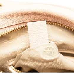 Chloé Chloe Paraty Small Handbag Shoulder Bag Pink Leather Women's