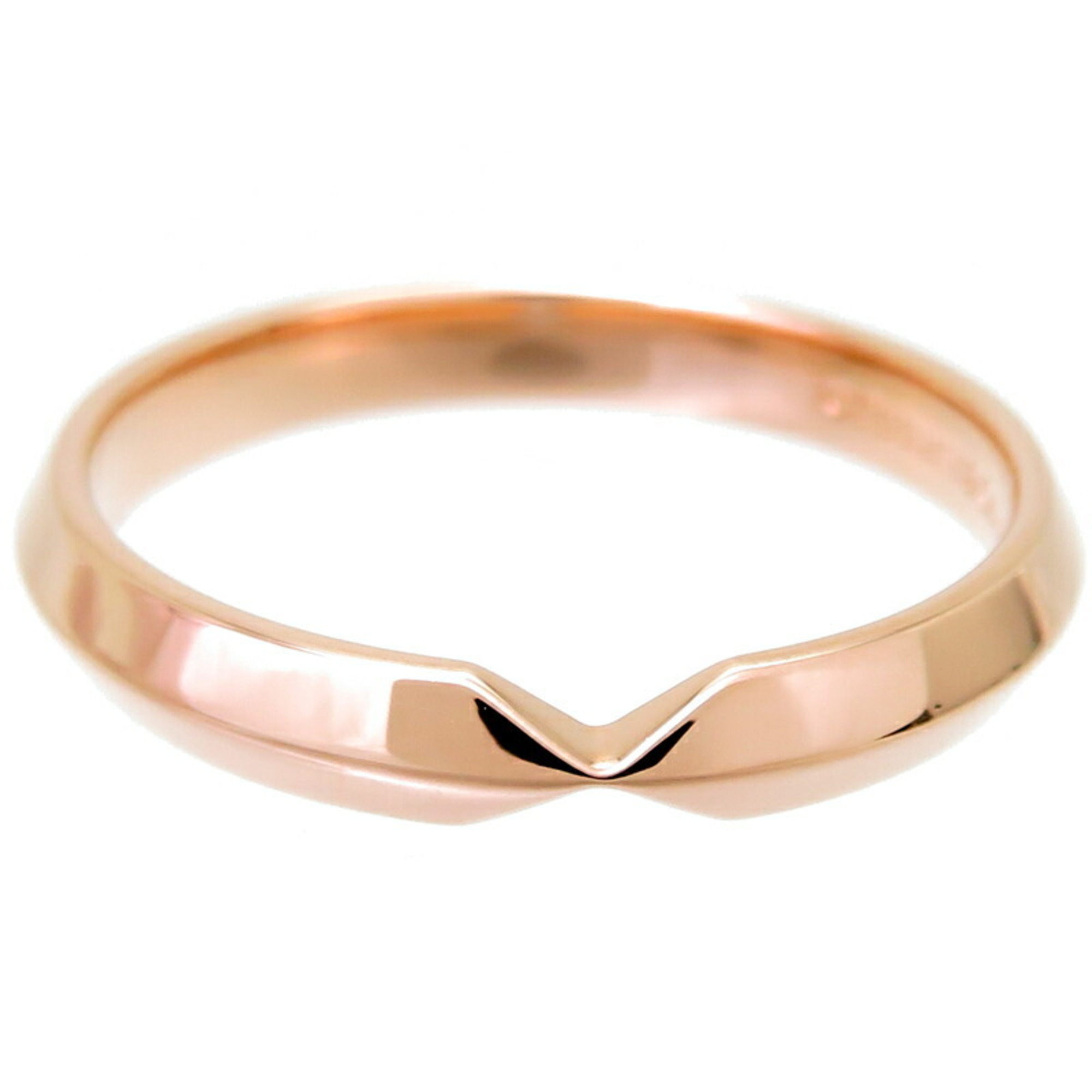 Tiffany Nesting Narrow Band Men's Ring, 750 Pink Gold, Size 16.5