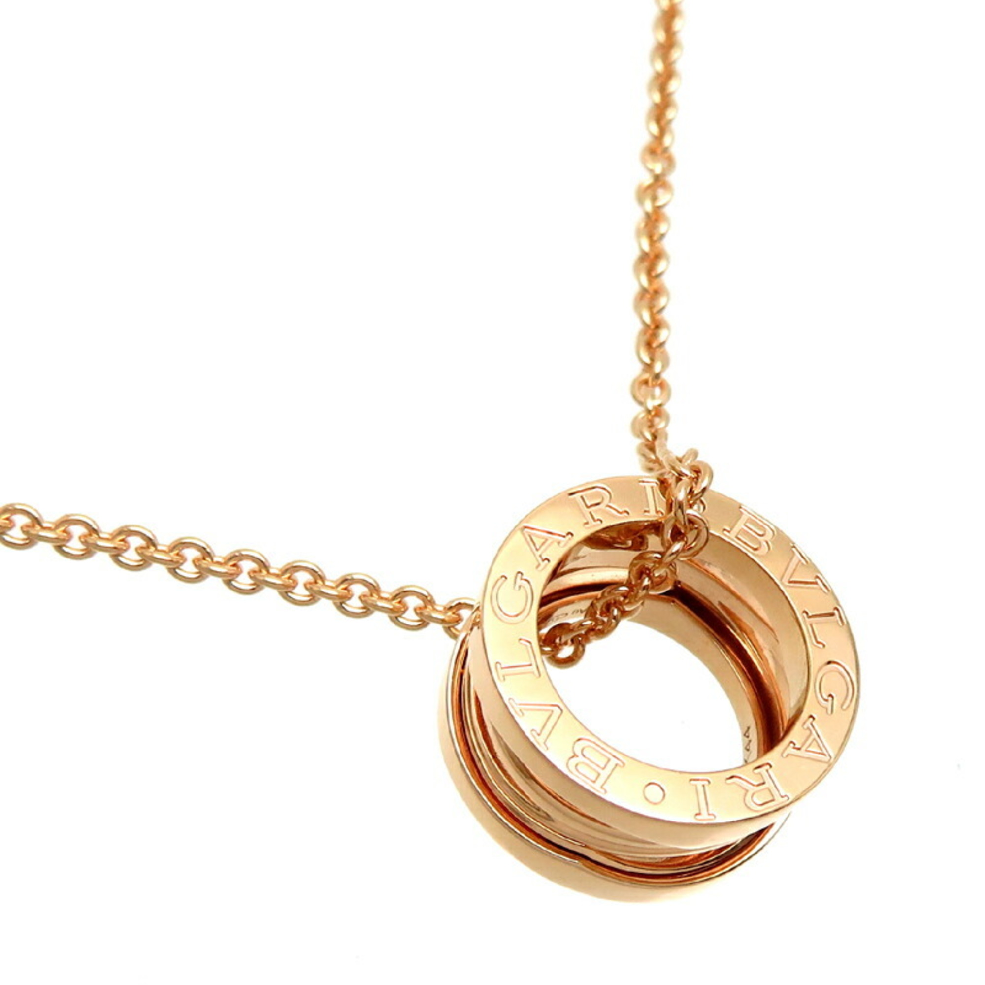 Bvlgari Bulgari 750PG B.zero1 Design Legend Ladies Necklace 353795 750 Pink Gold