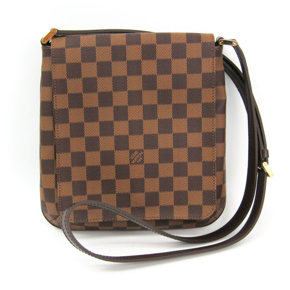 Louis Vuitton Musette Salsa Shoulder Bag in Brown Damier Canvas and