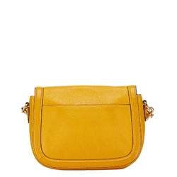 Coach Horse and Carriage Shoulder Bag C4058 Yellow Leather Women's COACH