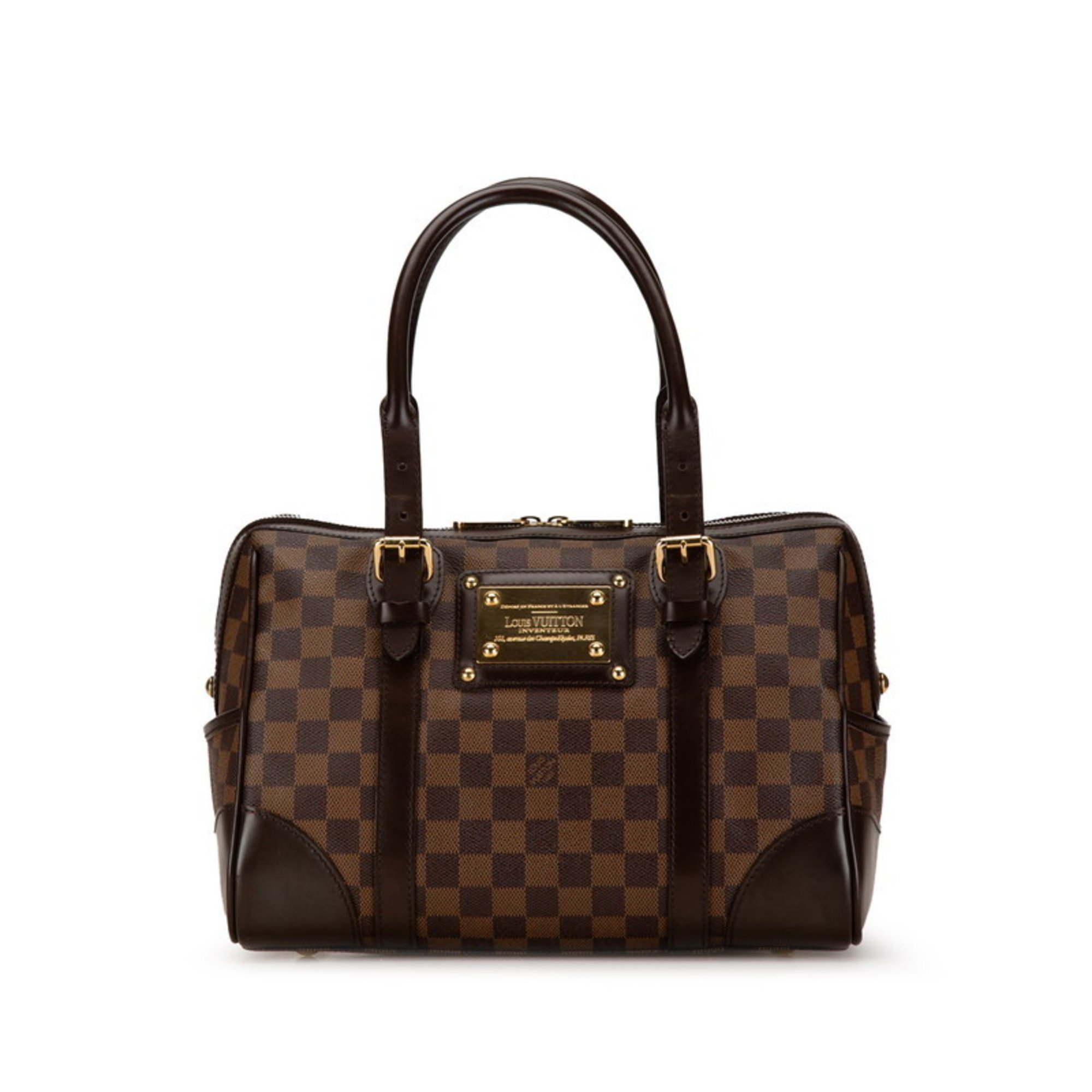 Louis Vuitton Damier Berkeley Handbag N52000 Brown PVC Leather Women's LOUIS VUITTON