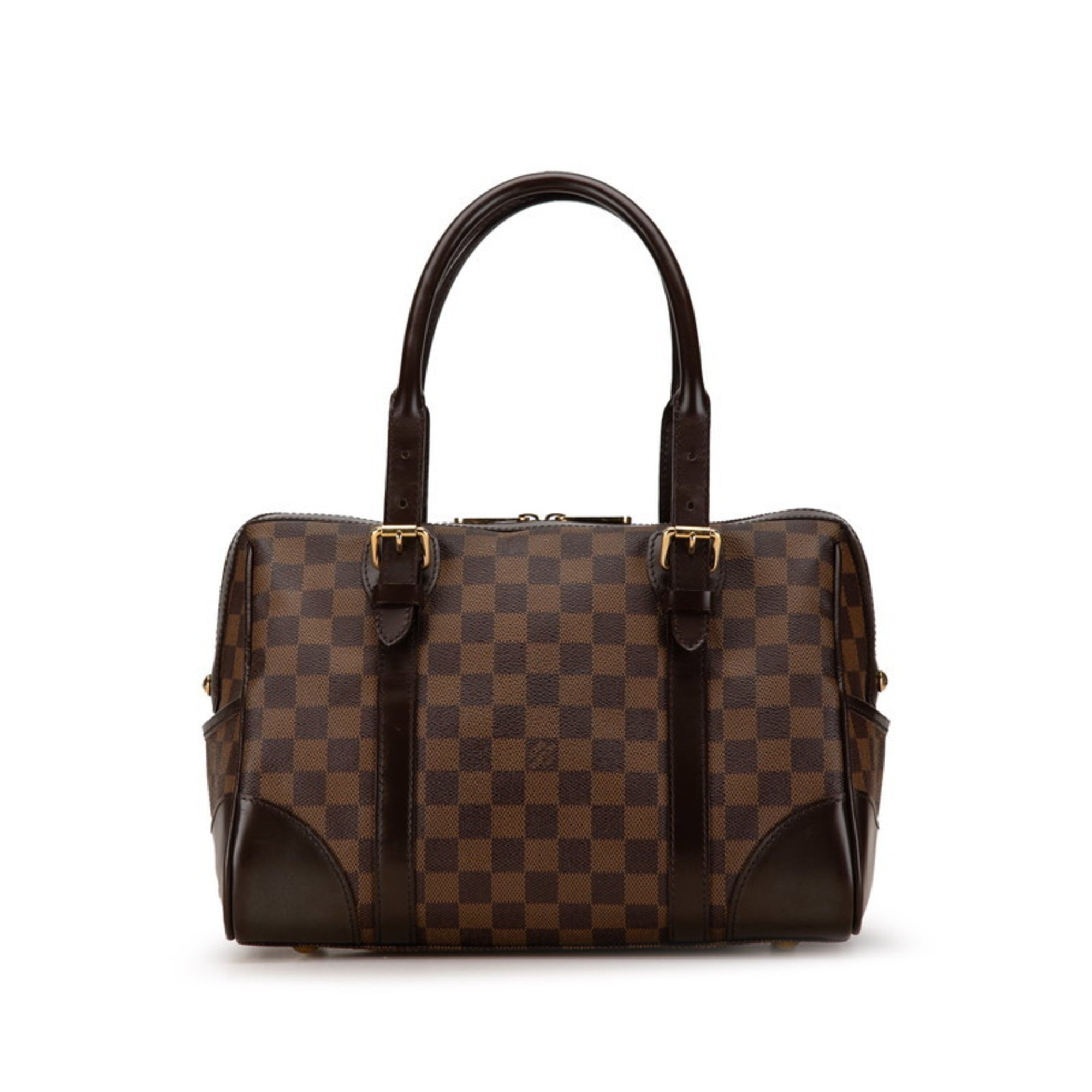 Louis Vuitton Damier Berkeley Handbag N52000 Brown PVC Leather Women's LOUIS VUITTON