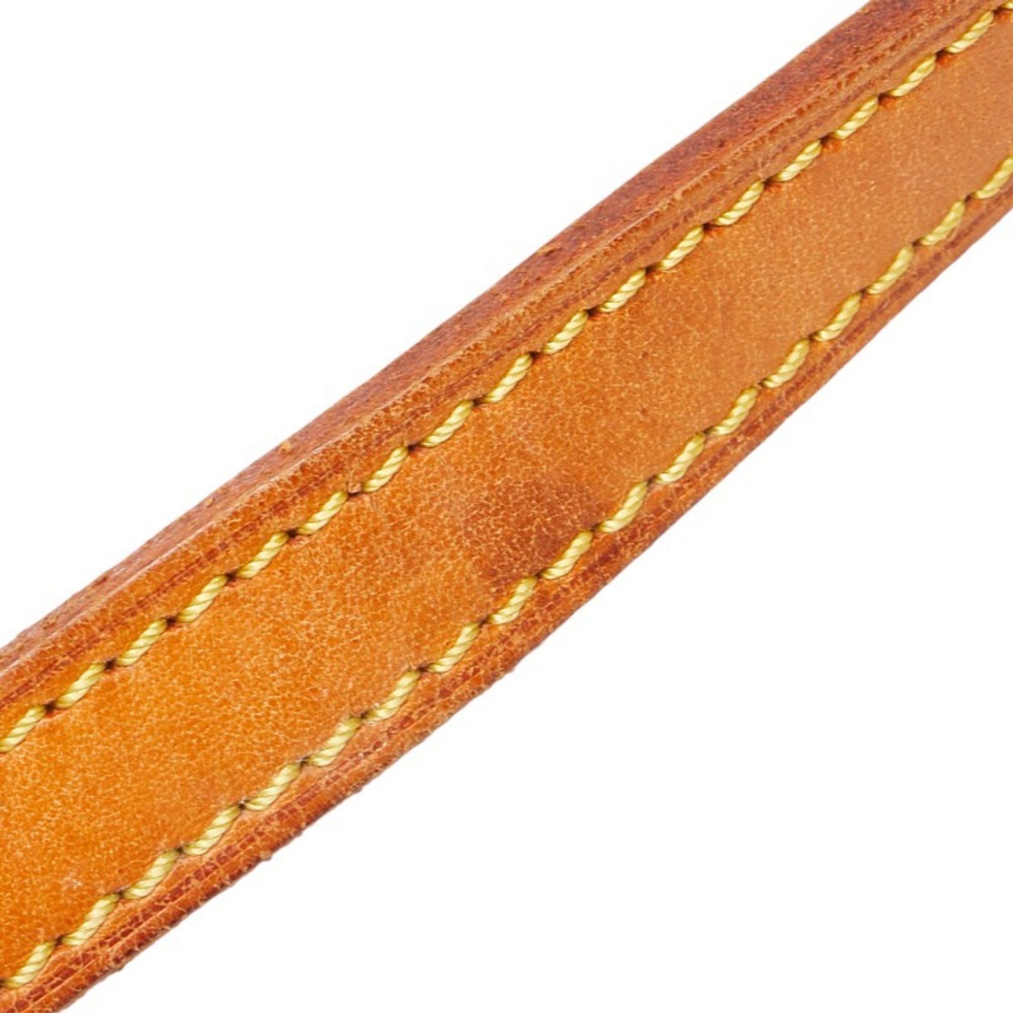 Louis Vuitton shoulder strap beige leather ladies LOUIS VUITTON