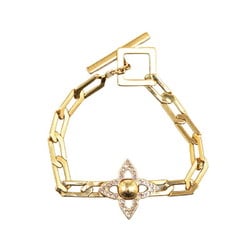 Louis Vuitton Bracelet Collier Power Rhinestone M66091 Gold Plated Women's LOUIS VUITTON