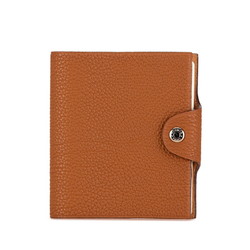 Hermes Agenda Ulysse Notebook Cover Brown Taurillon Clemence Women's HERMES