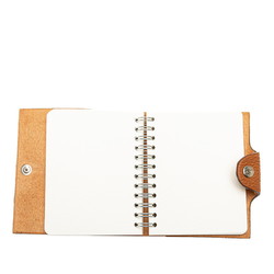 Hermes Agenda Ulysse Notebook Cover Brown Taurillon Clemence Women's HERMES