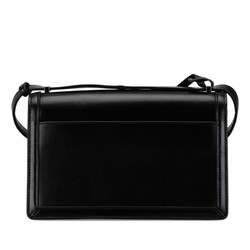 LOEWE Barcelona Shoulder Bag Black Leather Women's