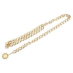 Chanel Coco Mark Chain Belt Gold Plated Women's CHANEL