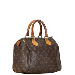 Louis Vuitton Monogram Speedy 25 Boston Bag Handbag M41528 Brown PVC Leather Women's LOUIS VUITTON