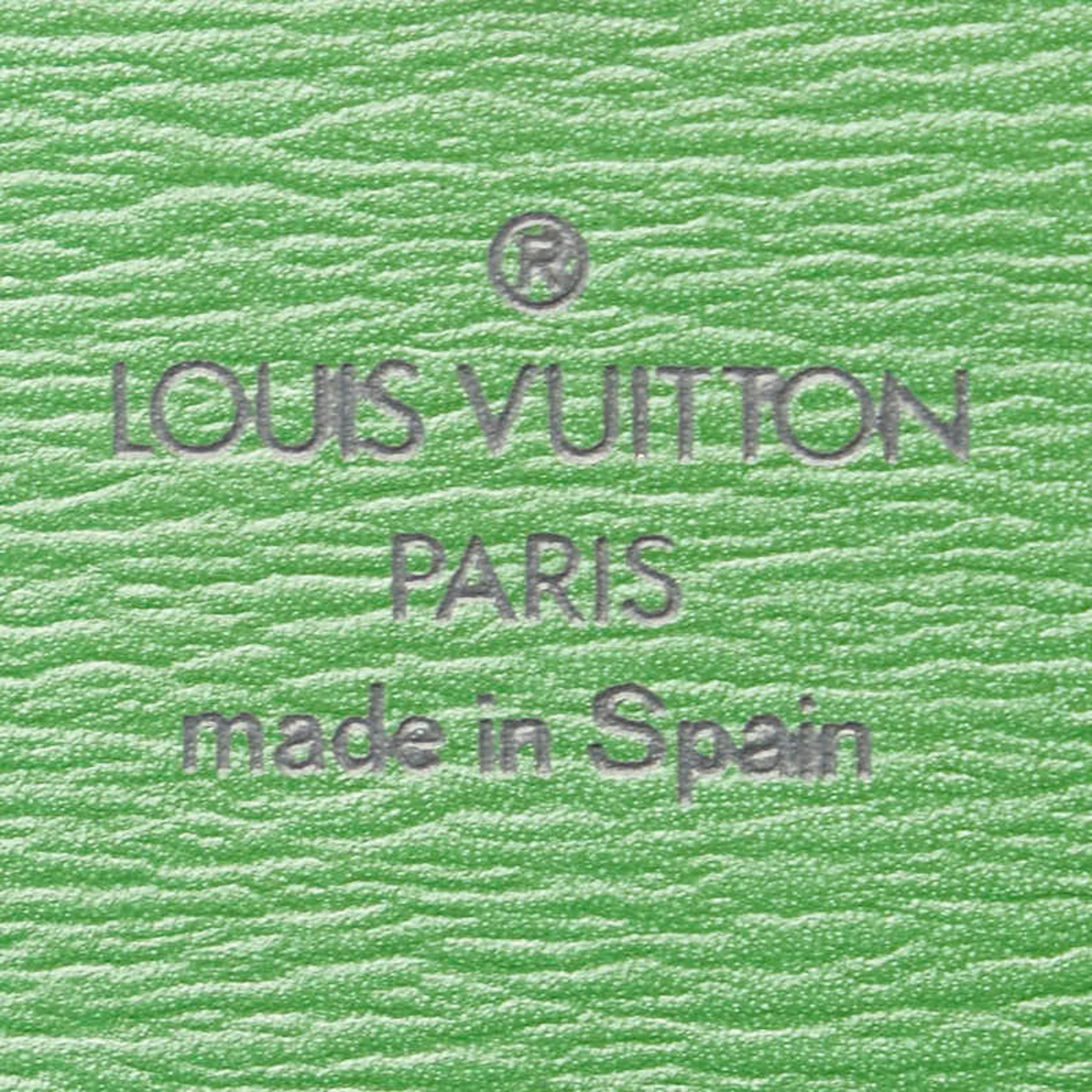 Louis Vuitton Epi Pochette Portemonnay Credit Long Wallet M63574 Borneo Green Leather Women's LOUIS VUITTON