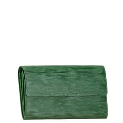 Louis Vuitton Epi Pochette Portemonnay Credit Long Wallet M63574 Borneo Green Leather Women's LOUIS VUITTON