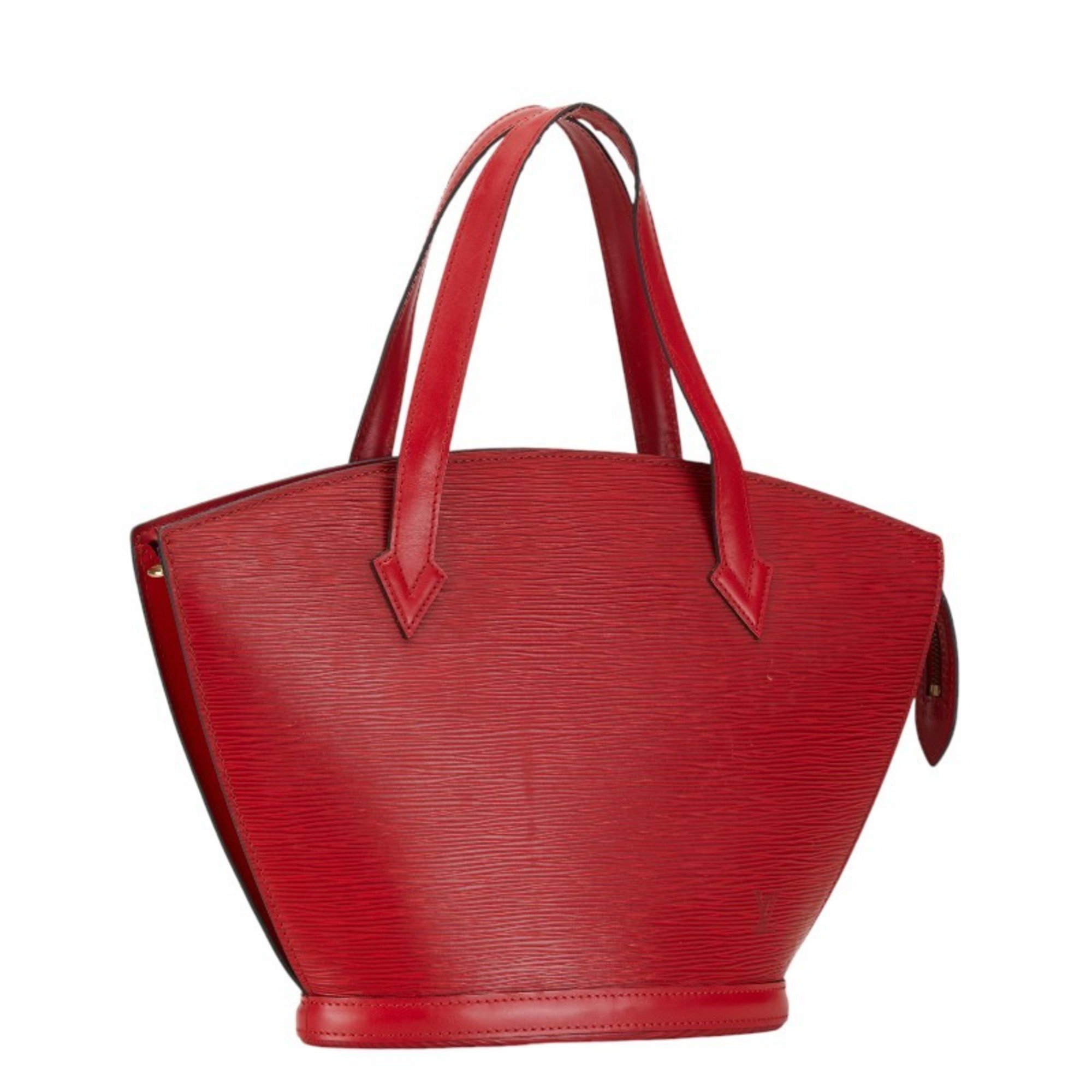 Louis Vuitton Epi Saint Jacques Handbag M52277 Castilian Red Leather Women's LOUIS VUITTON