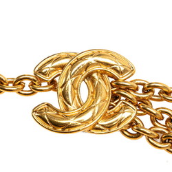 Chanel Matelasse Coco Mark Chain Belt Gold Plated Women's CHANEL