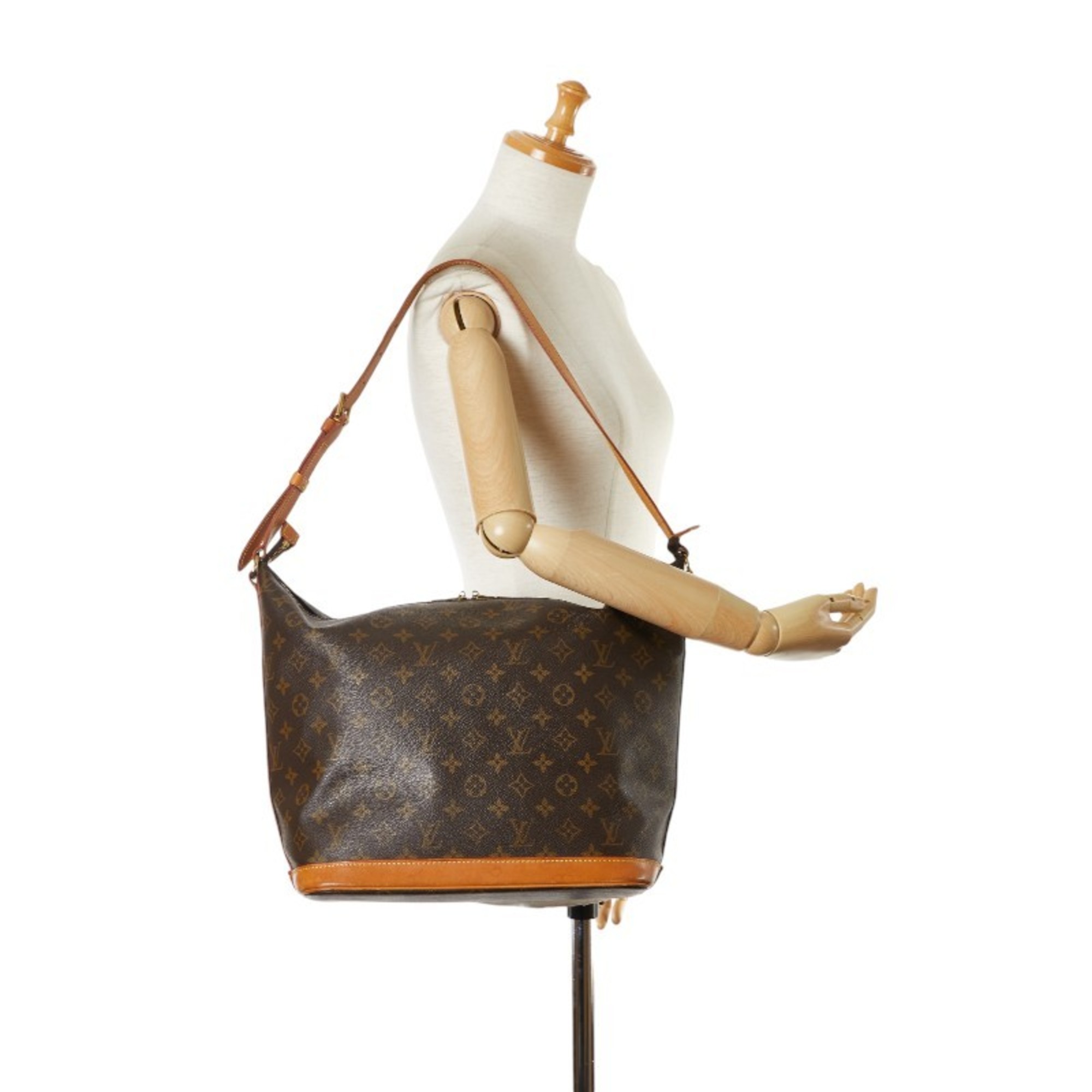 Louis Vuitton Monogram Amfurthly Vanity Star Bag Handbag M47275 Brown PVC Leather Women's LOUIS VUITTON