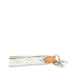 Louis Vuitton Dragonne LV Mirror Bag Charm Keychain MP3151 Silver Leather Women's LOUIS VUITTON