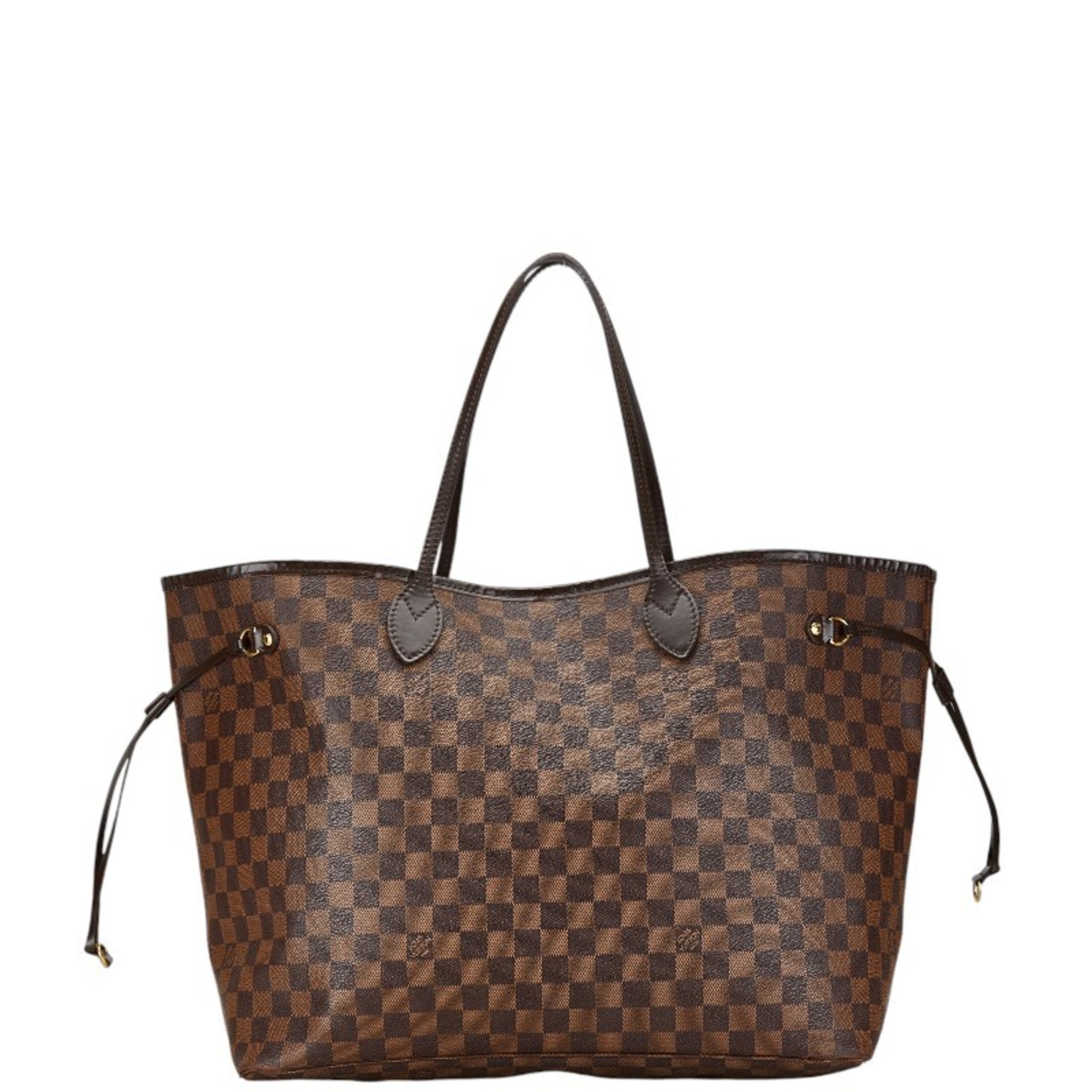 Louis Vuitton Monogram Neverfull GM Tote Bag Shoulder M40157 Brown PVC Leather Women's LOUIS VUITTON