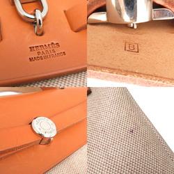 Hermes, with spare bag, B stamp, 1998, Airbag MM, ladies tote toile h, beige