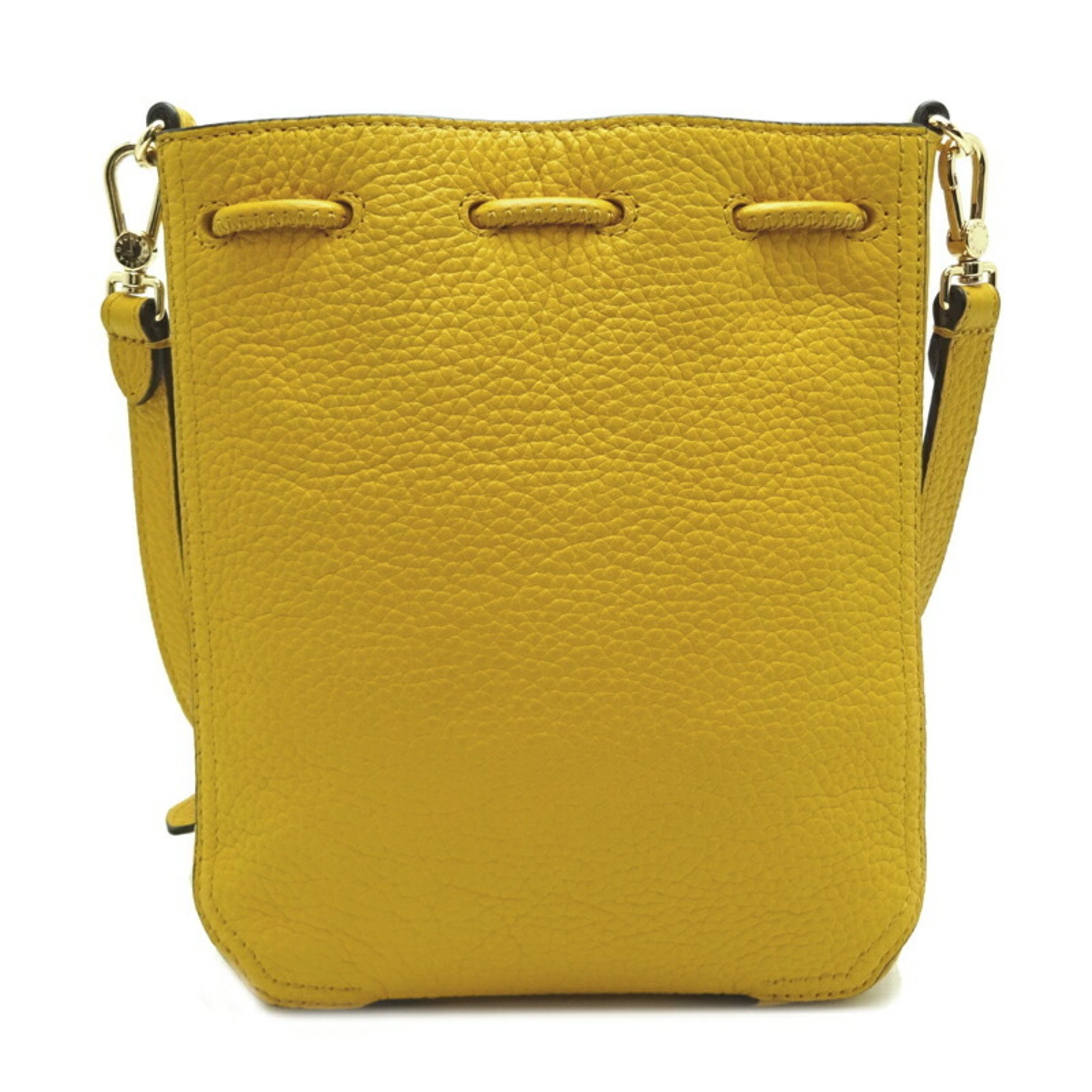 Furla bag women's shoulder leather yellow