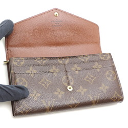 Louis Vuitton Portefeuille Sarah Women's and Men's Long Wallet M60531 Monogram Brown